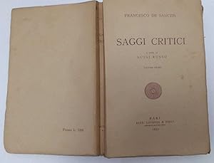 Saggi critici a cura di Luigi Russo. Volume primo