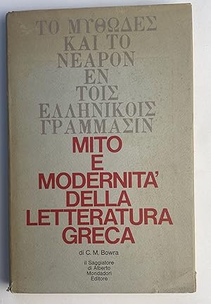 Mito e modernità della letteratura greca