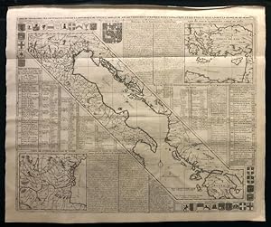 Carte de geographie des differents etats de la Republique de Venise, l'abregé de son gouvernement...