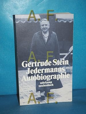 Immagine del venditore per Jedermanns Autobiographie Aus dem Amerikan. von Marie-Anne Stiebel / Suhrkamp Taschenbuch , 2598 venduto da Antiquarische Fundgrube e.U.