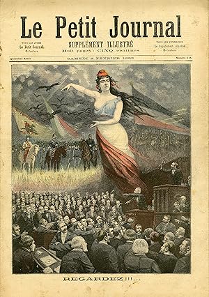 "LE PETIT JOURNAL N°115 du 4/2/1893" MARIANNE : REGARDEZ !!! / THAMAR (Tableau de CABANEL)