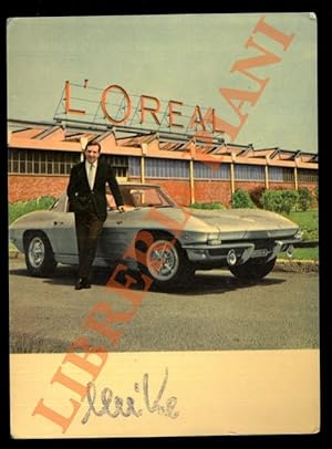 Foto pubblicitaria di Mike Bongiorno con firma autografa.