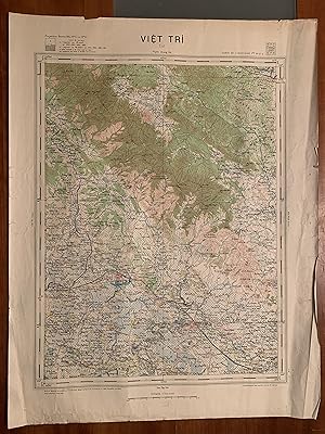 VIET TRI - Carte de l'Indochine
