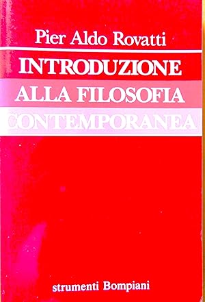 Introduzione alla filosofia contemporanea