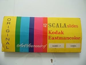 SCALA 12 SLIDES Kodak Eastmancolor GUBBIO UMBRIA