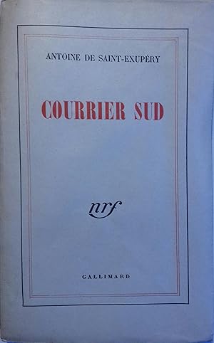 Bild des Verkufers fr Courrier Sud. zum Verkauf von Librairie Et Ctera (et caetera) - Sophie Rosire