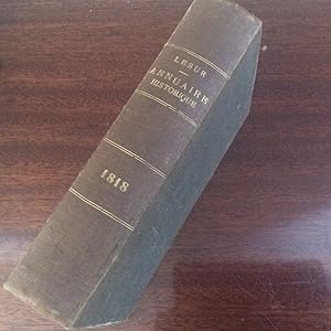 ANNUAIRE Historique Universel pour 1818