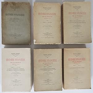 Histoire Financière de la France depuis 1715 [ Complet des 6 Tomes : 1715 - 1914