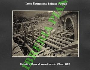 Canneto. Cavalcavia obliquo - Opere di consolidamento. (Linea Direttissima Bologna - Firenze).