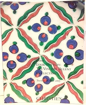 Iznik pottery : the Vincent Bulent collection. Christie's, London, 26 april 2005.