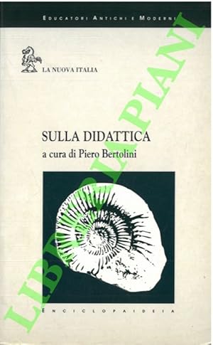 Sulla didattica.