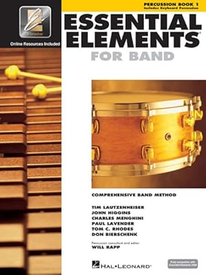 Bild des Verkufers fr Essential Elements for Band : Comprehensive Band Method : Percussion Book 1 zum Verkauf von GreatBookPrices