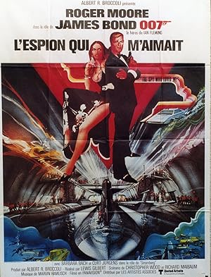 "L'ESPION QUI M'AIMAIT (THE SPY WHO LOVED ME)" Réalisé par Lewis GILBERT en 1977 avec Roger MOORE...
