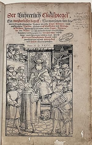 Der Richterlich Klagspiegel -Layenspiegel - Instituta