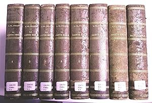 LA SAINTE BIBLE (TEXTE LATIN ET TRADUCTION FRANCAISE) COMMENTEE D'APRES LA VULGATE ET LES TEXTES ...