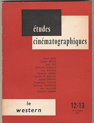 Le western. Etudes cinématographiques 12-13