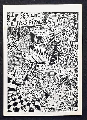 Le Séjoure a l'hospital. Dessin original, 1986.