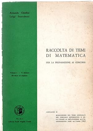Raccolta di temi di matematica
