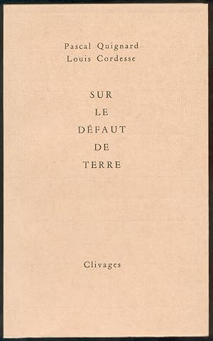 Sur le Défaut de Terre