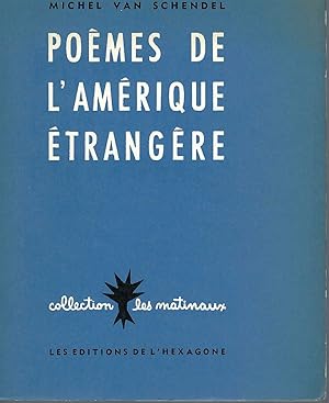Poemes de l'amerique etrangere