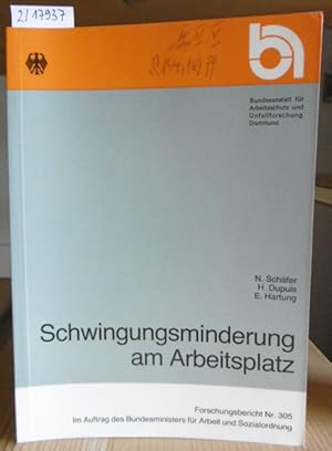 Seller image for Schwingungsminderung am Arbeitsplatz. for sale by Versandantiquariat Trffelschwein