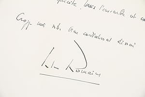 "Il me paraît difficile de dire mieux les choses, avec plus de clarté et de force."  Lettre auto...