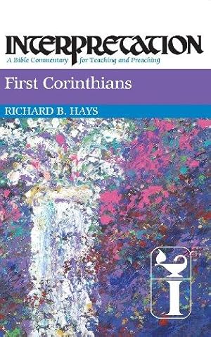 Image du vendeur pour First Corinthians: Interpretation: A Bible Commentary for Teaching and Preaching mis en vente par WeBuyBooks