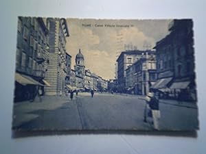 Cartolina Viaggiata "FIUME Corso Vittorio Emanuele III"
