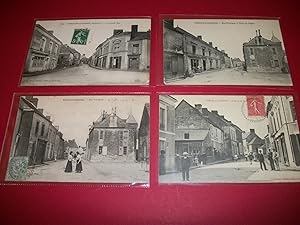 TORCÉ-EN-CHARNIE - MAYENNE - 4 CARTES POSTALES ANCIENNES RARES - 1900.