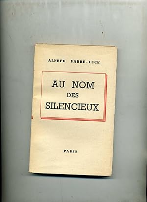AU NOM DES SILENCIEUX.