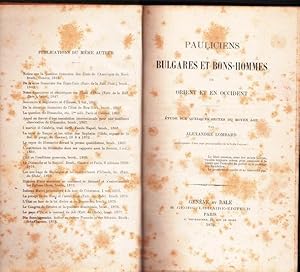 Pauliciens bulgares et bons-hommes