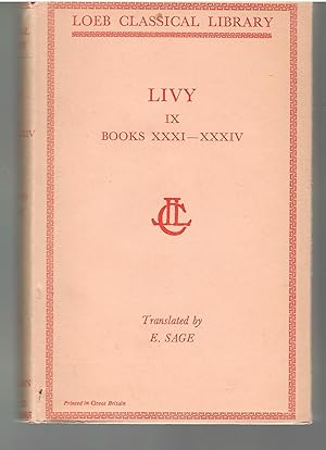 Livy IX Books XXXI-XXXIV