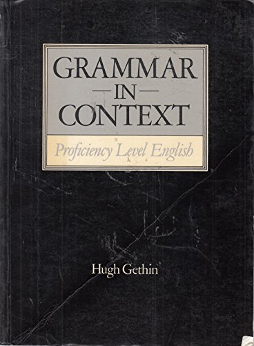 Imagen de archivo de Grammar in Context: Proficiency Level English (1st Edition) a la venta por WorldofBooks