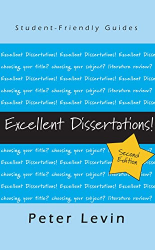 Imagen de archivo de Excellent dissertations! (Student-Friendly Guides) a la venta por Phatpocket Limited
