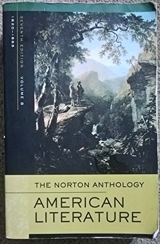 Beispielbild fr Norton Anthology of American Literature: 1820-1865 v. B zum Verkauf von Reuseabook