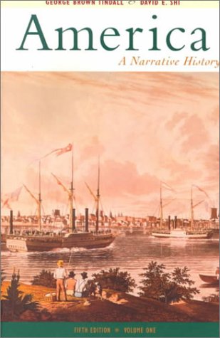 Beispielbild fr America " A Narrative History 5e V 1 zum Verkauf von WorldofBooks