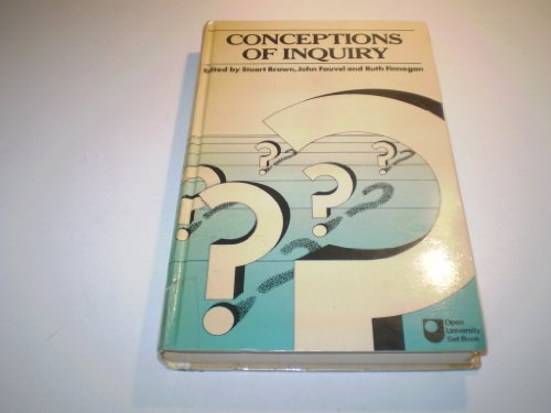 9780416302103: Conceptions of Inquiry