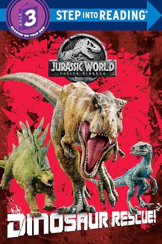 Beispielbild fr Dinosaur Rescue! (Jurassic World: Fallen Kingdom) (Step into Reading) zum Verkauf von Biblios