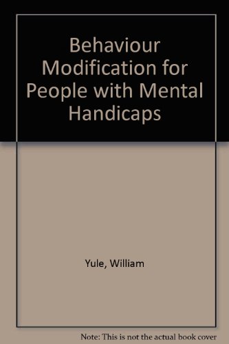 Image d'archives pour Behavior Modification for People with Mental Handicaps mis en vente par Better World Books Ltd