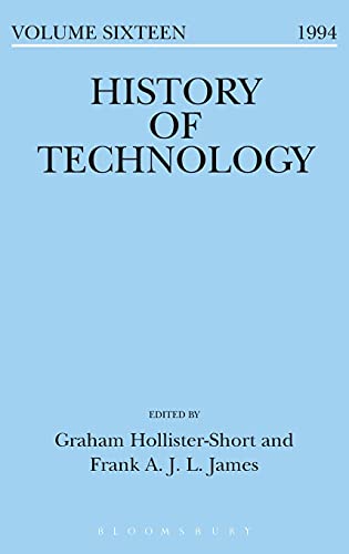 Stock image for History of Technology Volume 16 (History of Technology, 1) for sale by Phatpocket Limited