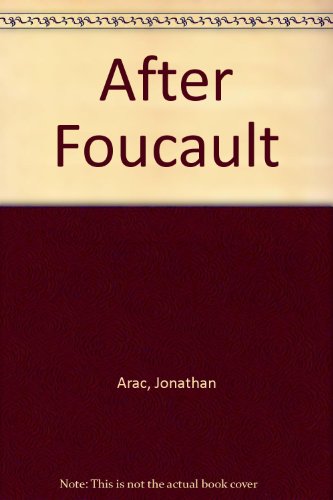 Beispielbild fr After Foucault zum Verkauf von Better World Books